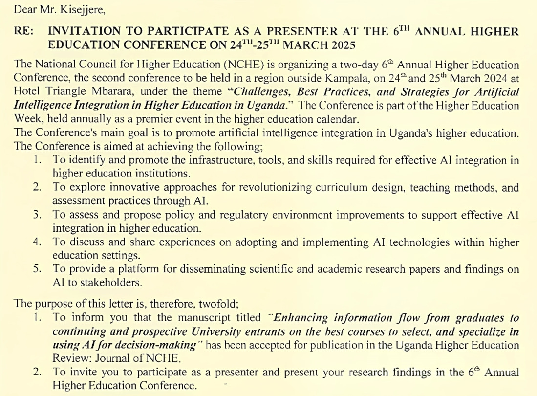 Congratulations to our DAIMARILAB Authors Mr.Kisejjere Rashid and Dr Abubakhari Sserwadda